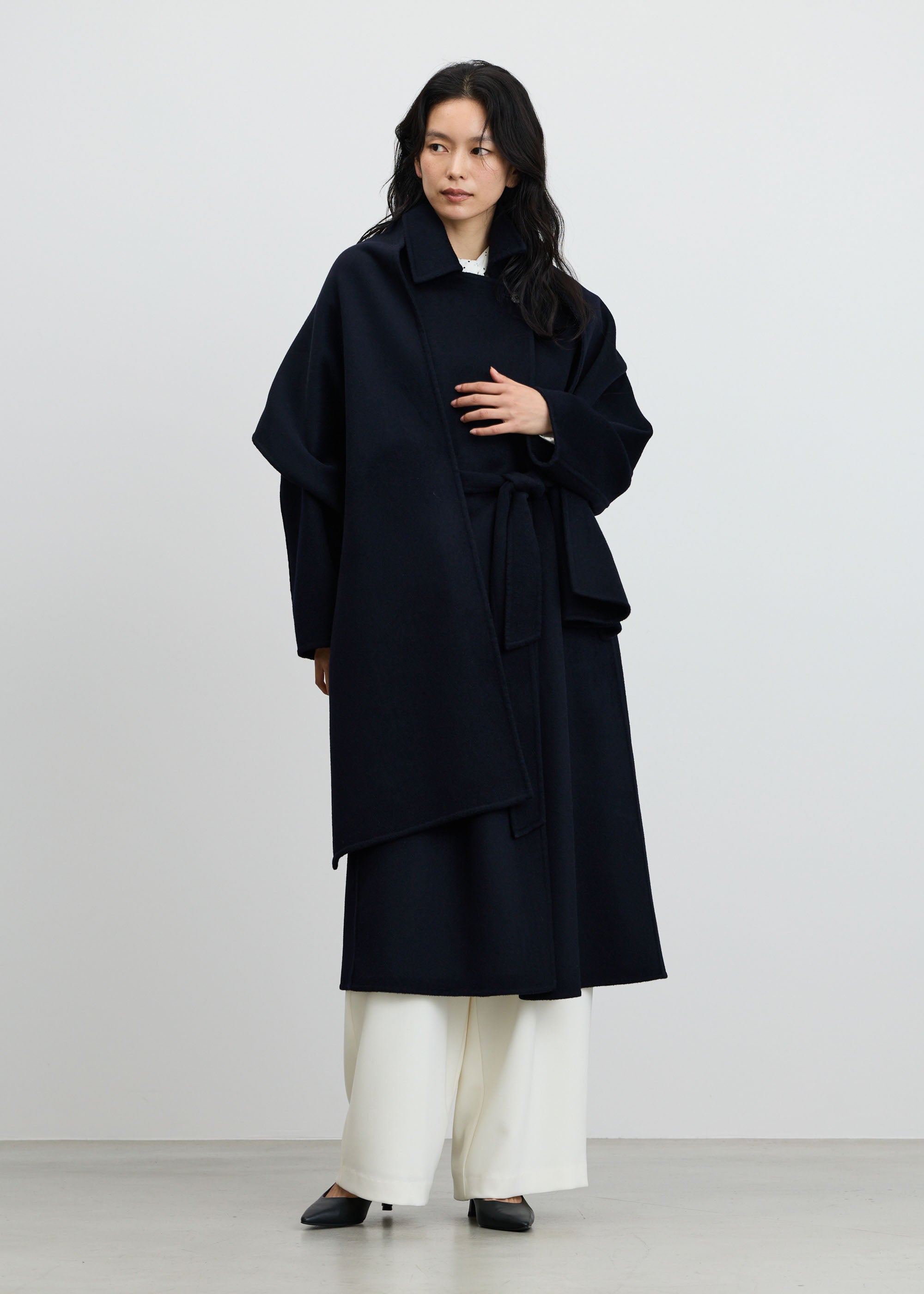 ウールカシミヤテーラードロングコート - SOÉJU online store｜上質な