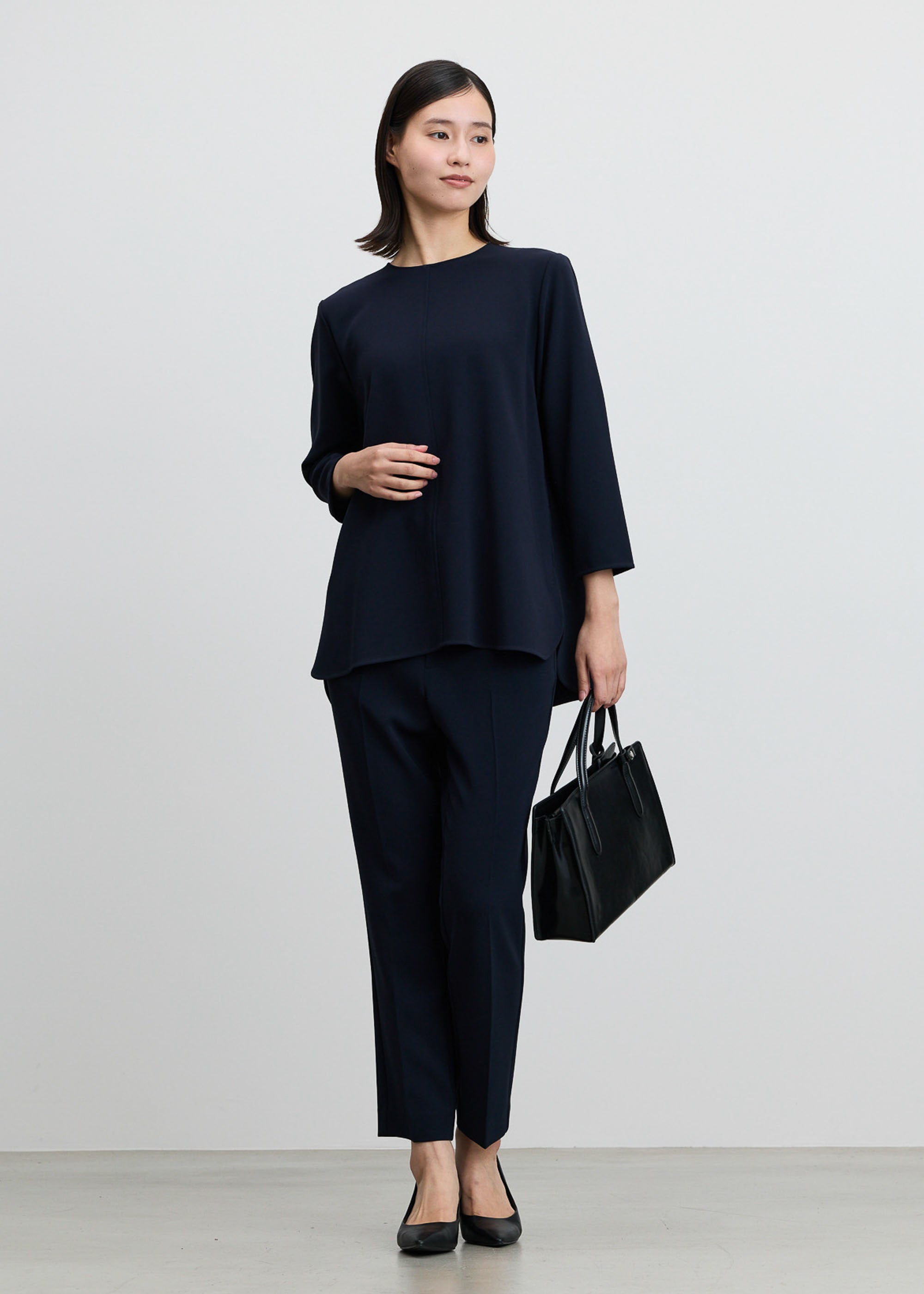 未使用 SOEJU Aラインチュニックブラウス ブラック Sサイズ Aラインチュニックブラウス - SOÉJU online store｜上質な大人の女性の