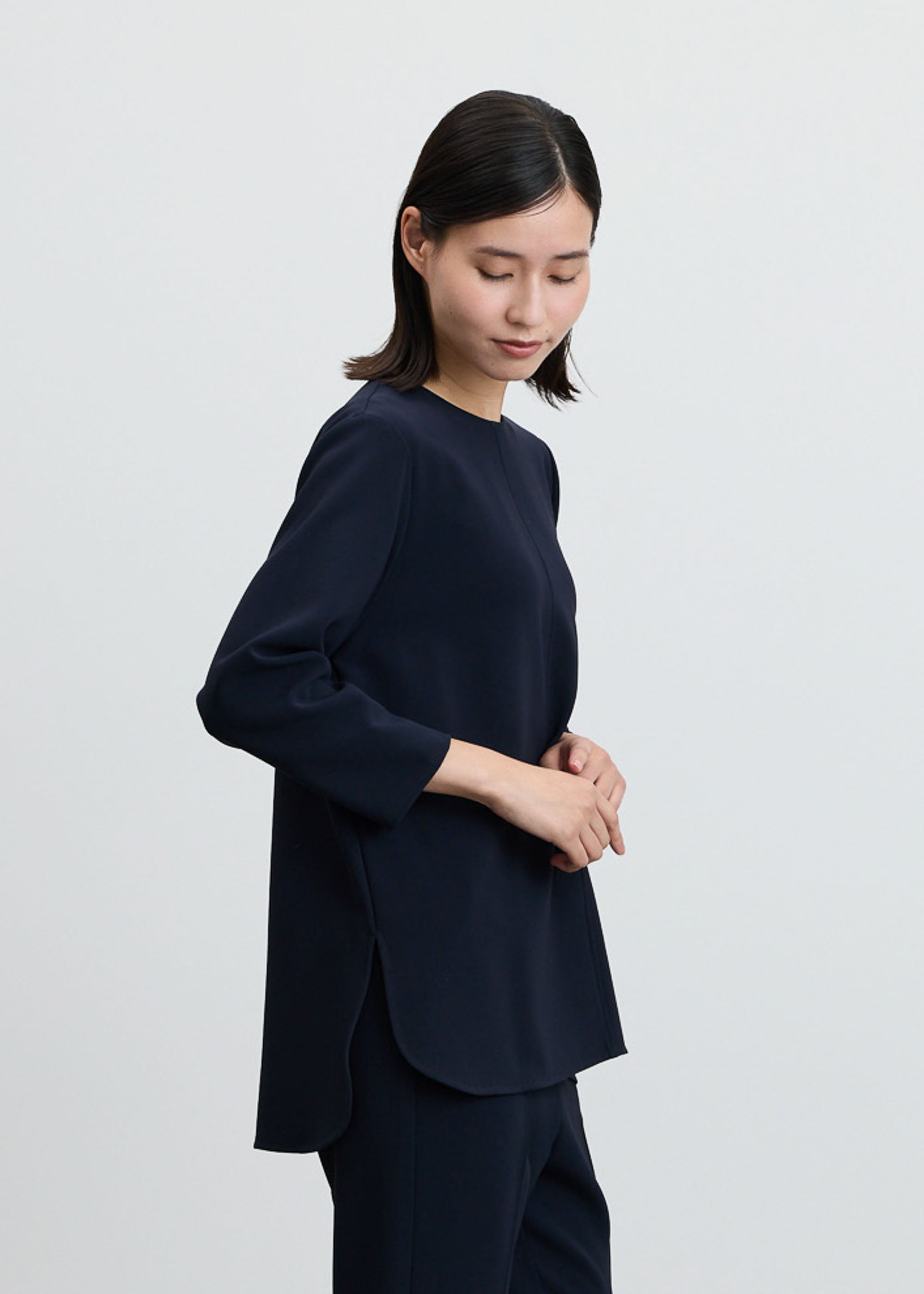 Aラインチュニックブラウス - SOÉJU online store｜上質な大人の女性の