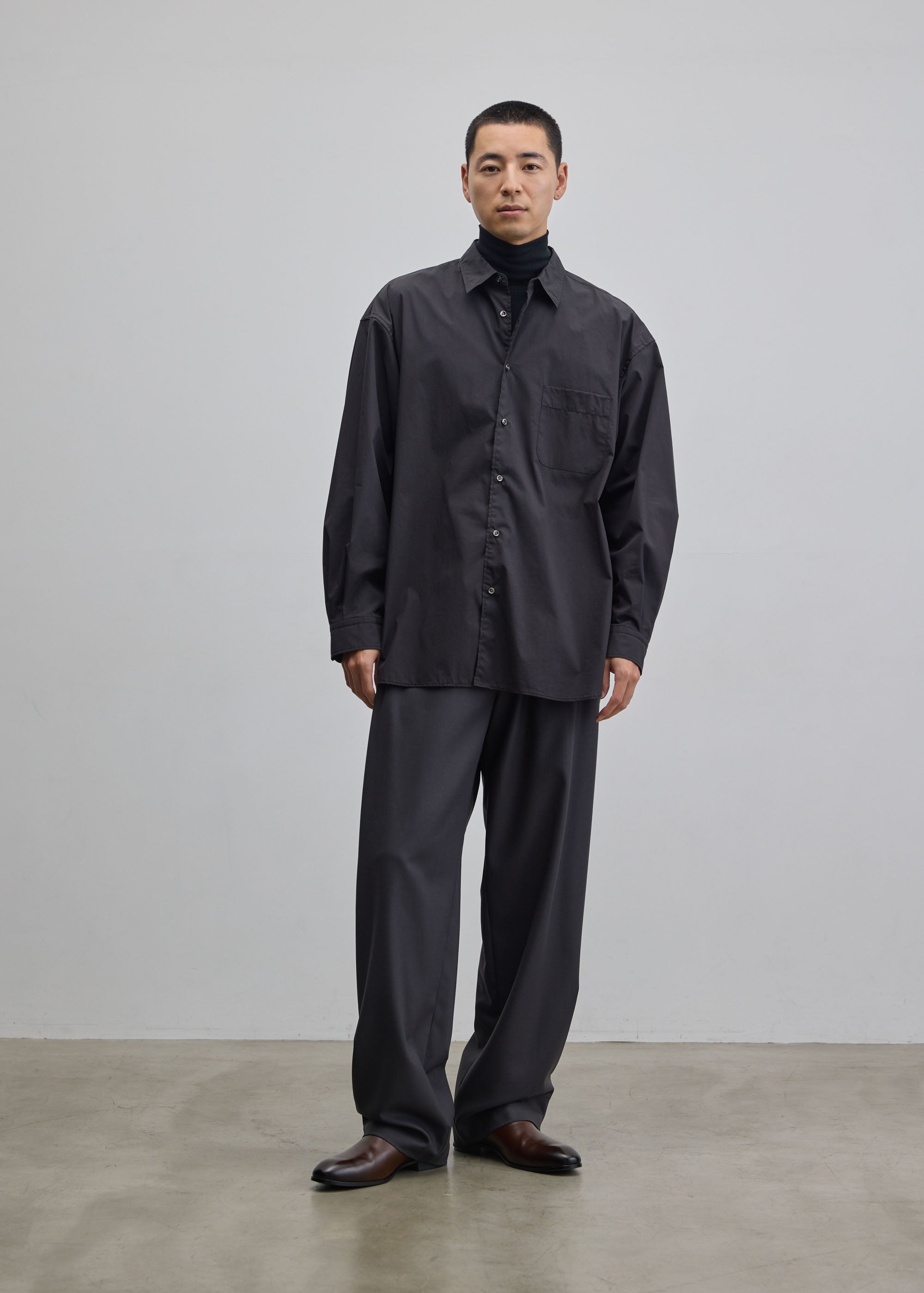 タイプライターオーバーサイズシャツ｜SOÉJU k - SOÉJU online store