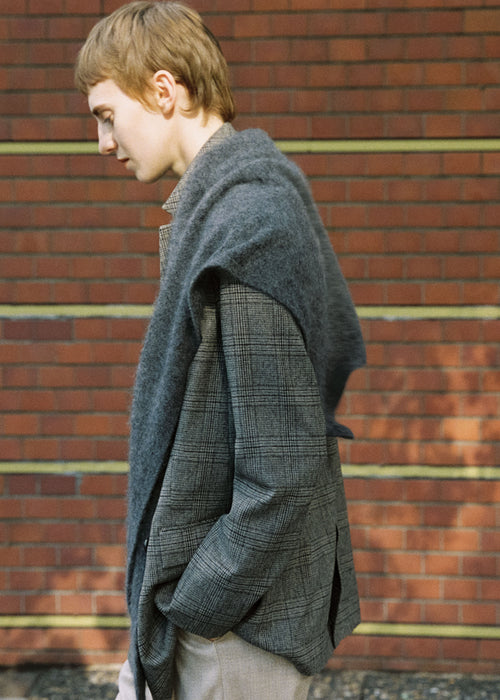 ウール三角ストール