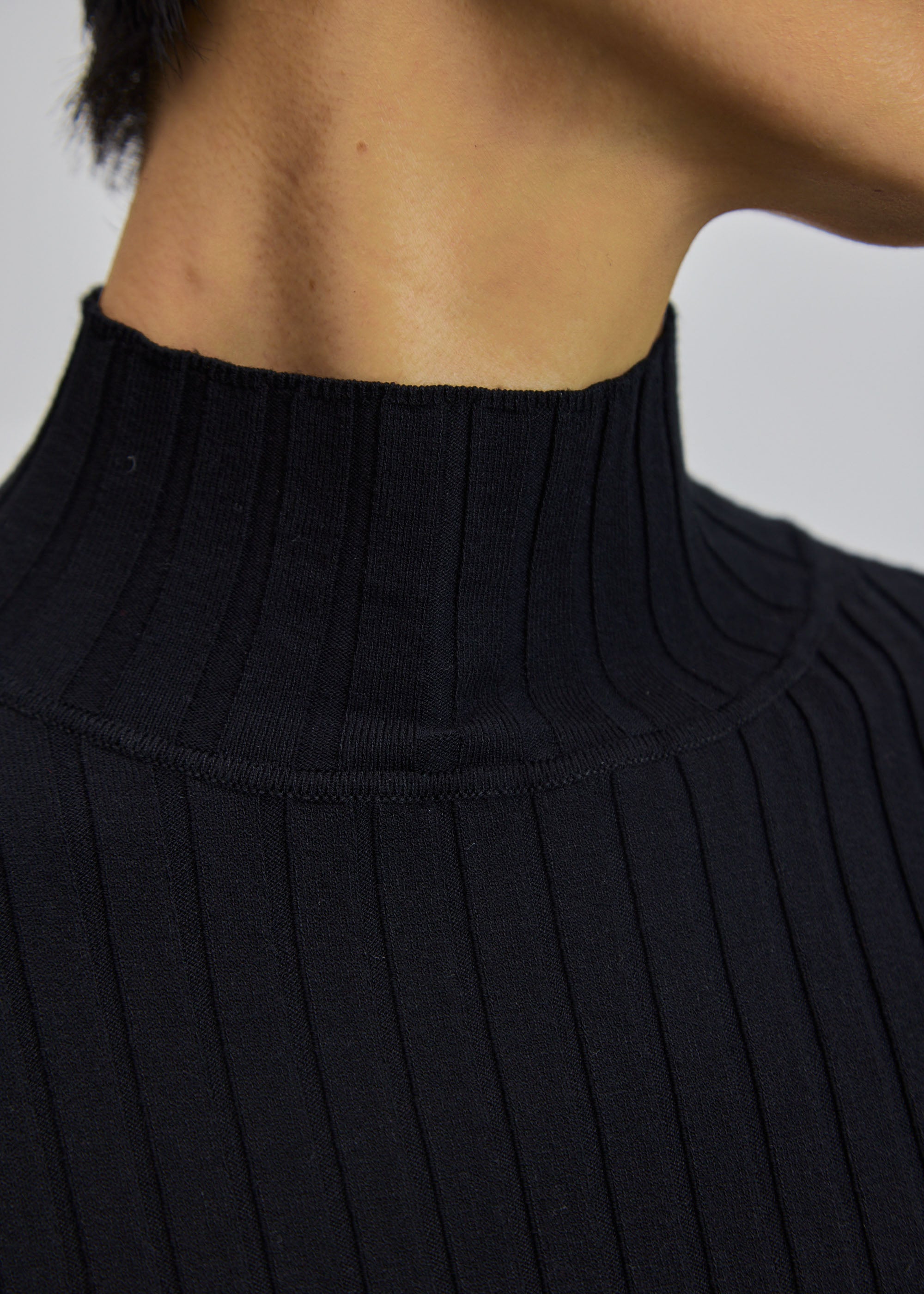 未使用　ジョンスメドレー　タートルネック　ウール　サックスブルー　サイズL クリアウールタートルネックカットソー - SOÉJU online store