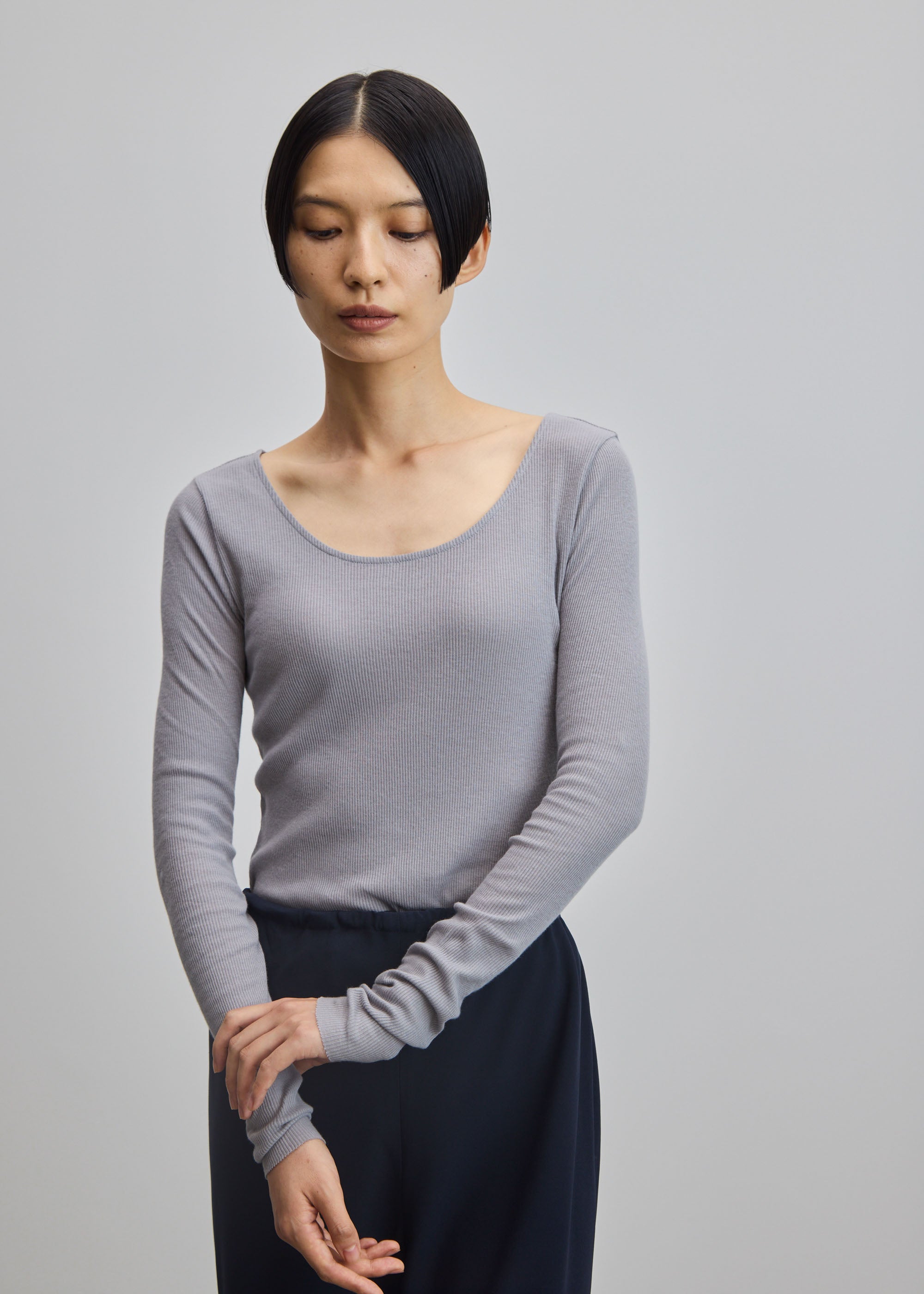 美品 ペゼリコ カシミヤ混 異素材 中綿コート ドローコード 大きいサイズ ROPE'｜プレミアムカシミヤ ロングコート | Rakuten Fashion