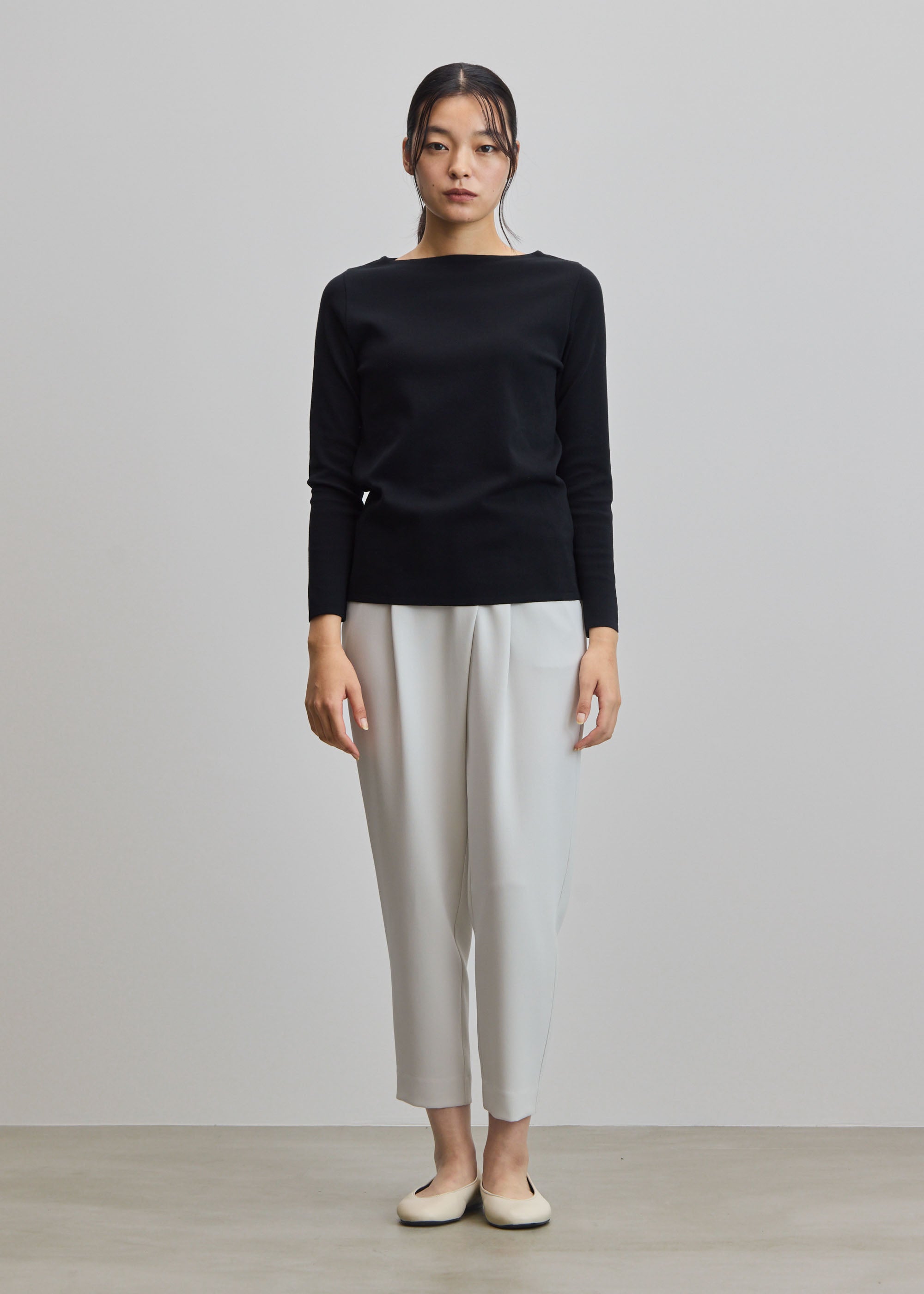 ボートネックニットソー - SOÉJU online store｜上質な大人の女性の