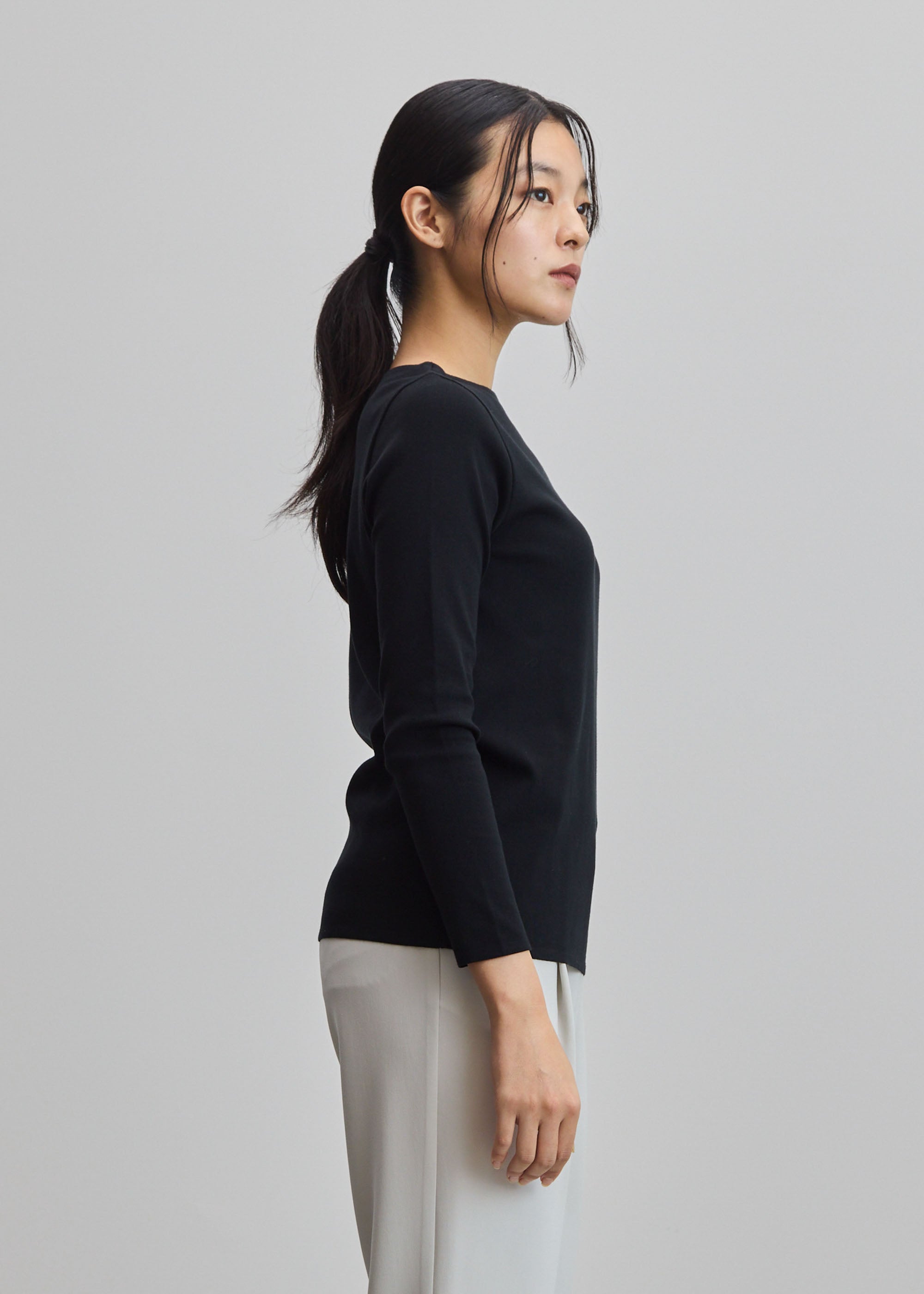 ボートネックニットソー - SOÉJU online store｜上質な大人の女性の