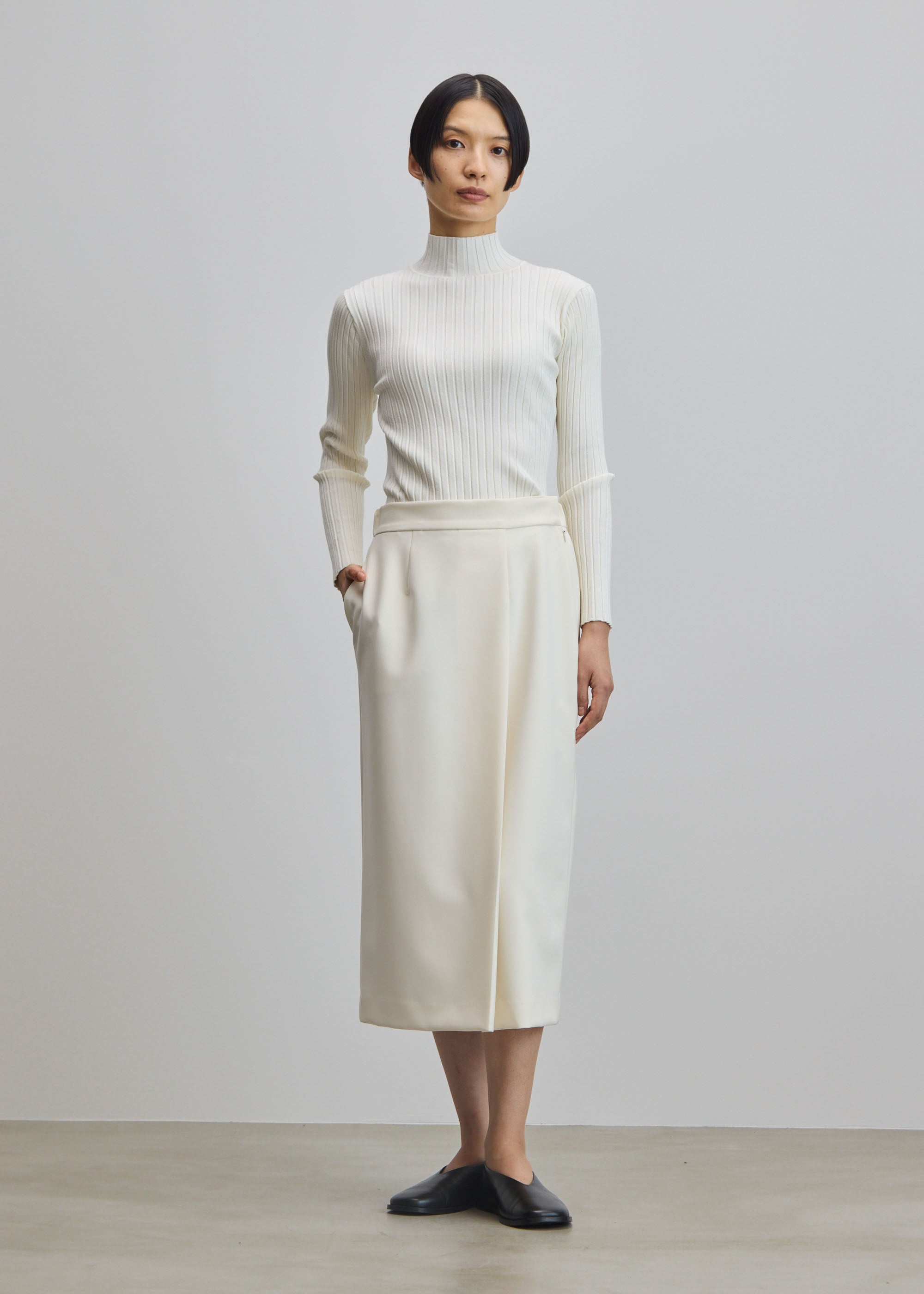 ワイドリブタートルネックニット - SOÉJU online store｜上質な