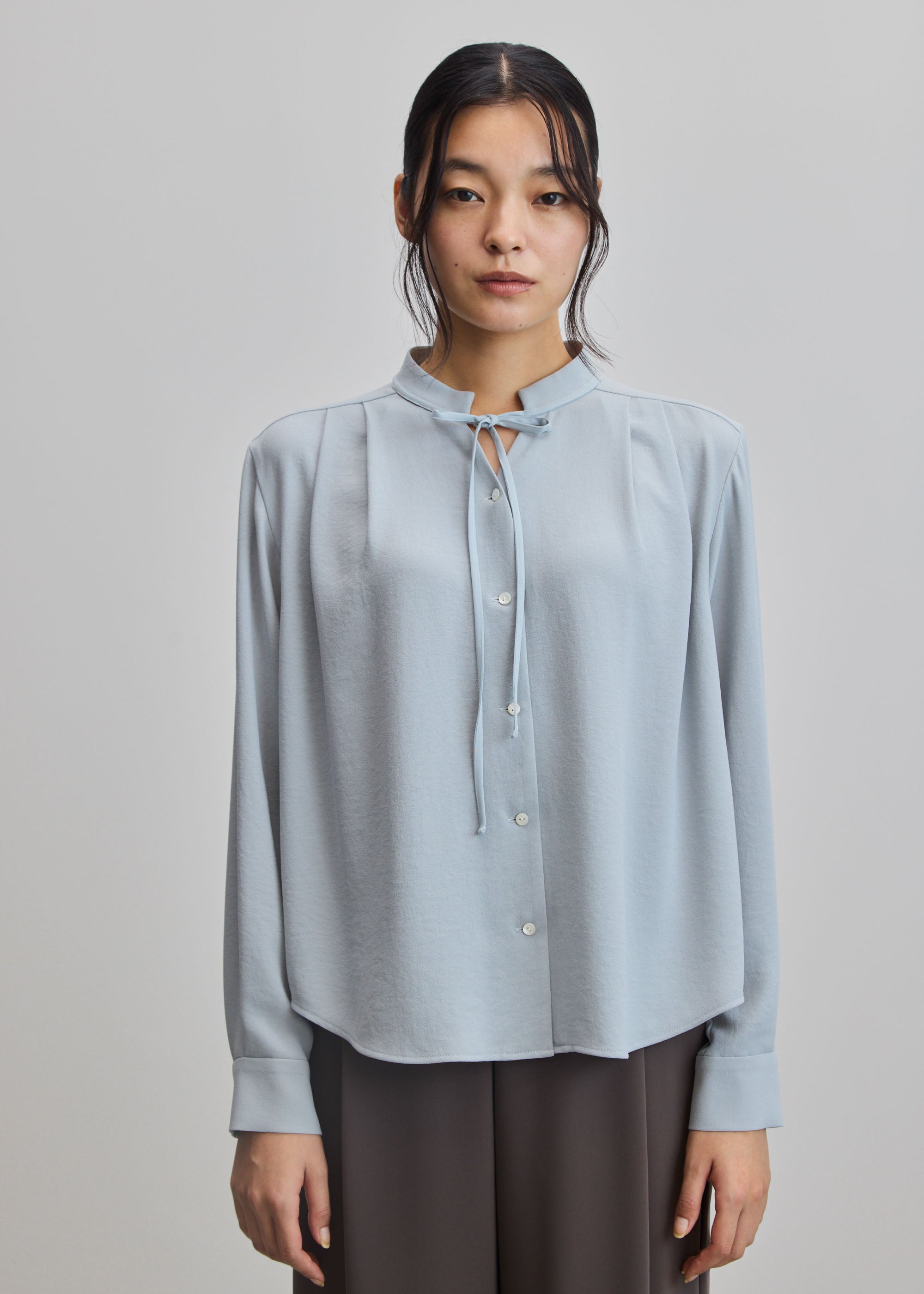 ジョーゼットリボンブラウス - SOÉJU online store｜上質な大人