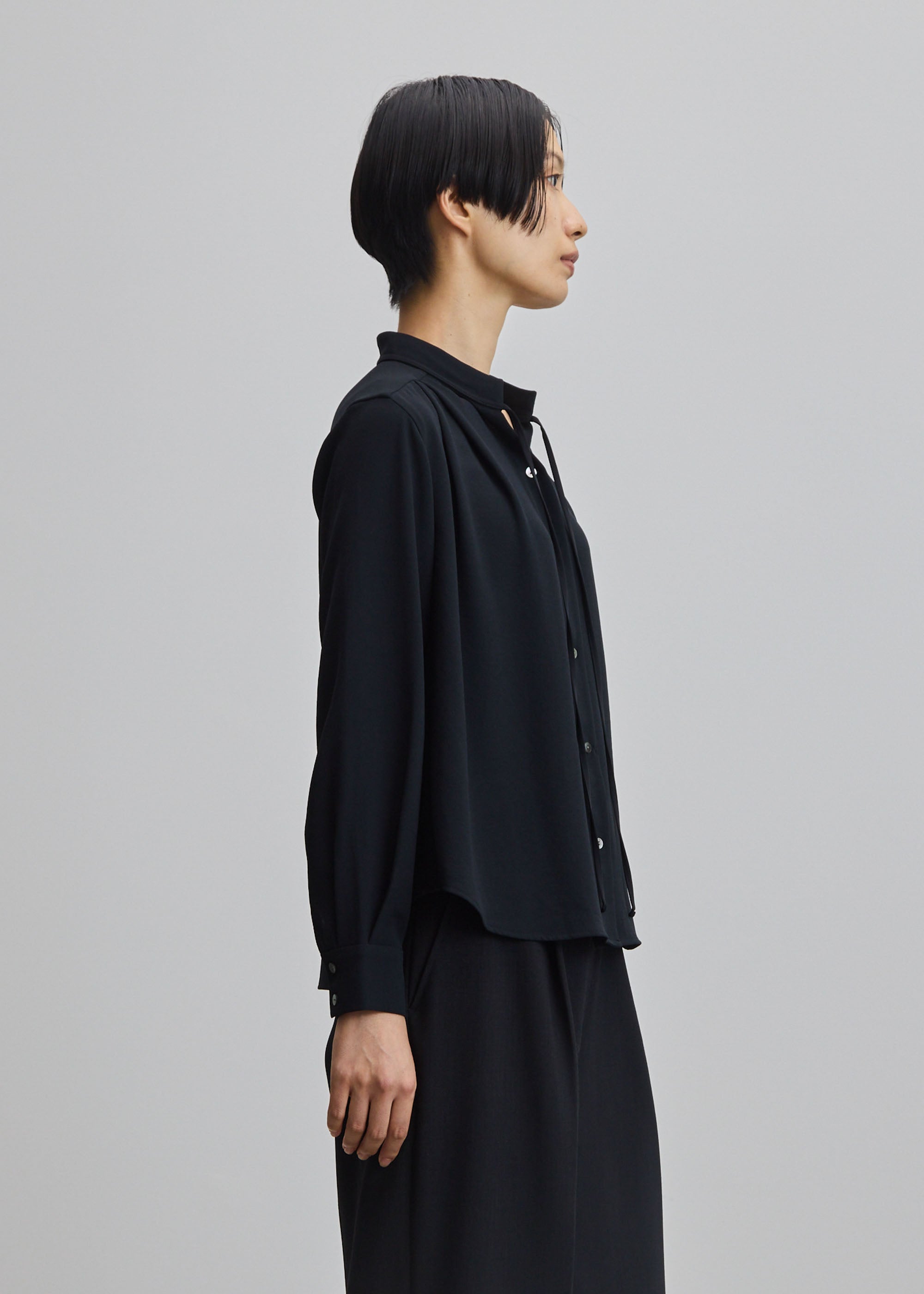 美品　SOEJU ソージュ　ジョーゼット リボン ブラウス　フォーマル　洗える ジョーゼットリボンブラウス - SOÉJU online store｜上質な大人