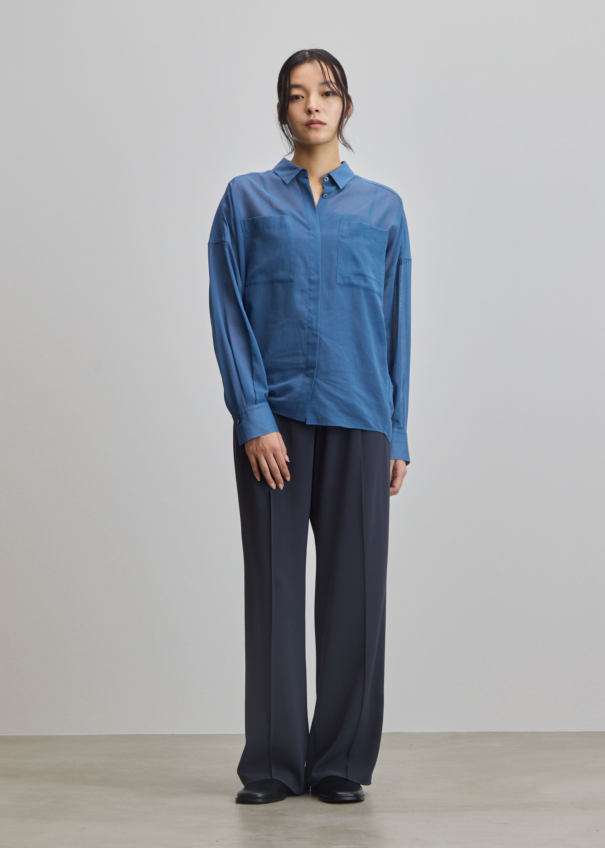 ヴィンテージサテンドロストワイドパンツ - SOÉJU online store｜上質