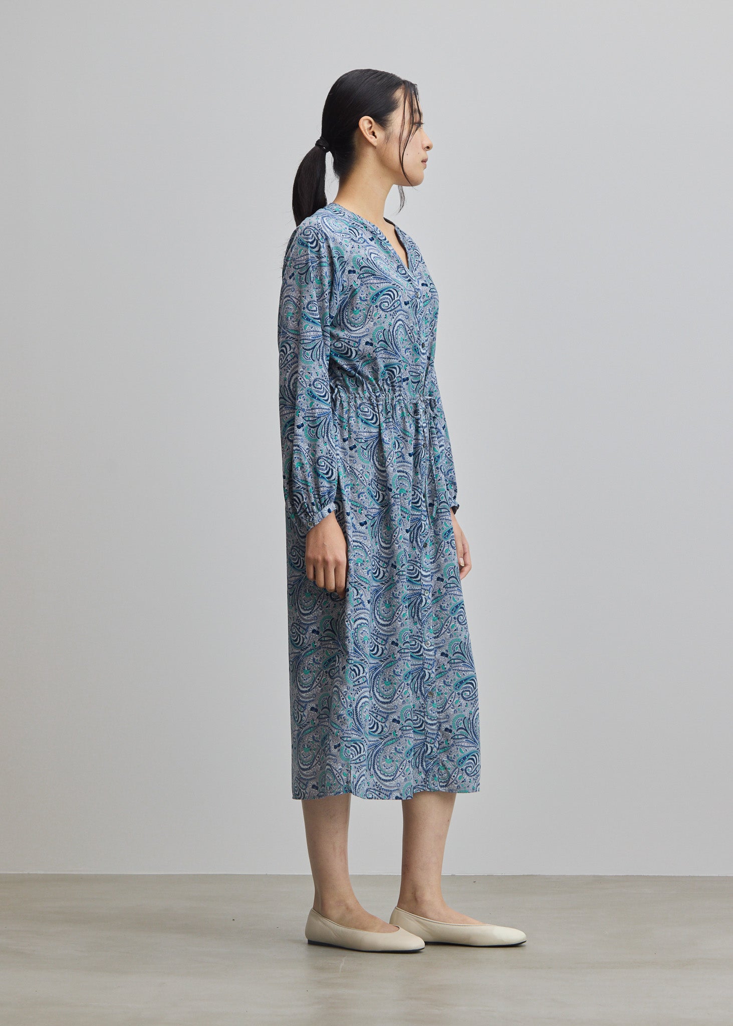 ペイズリー柄ワンピース - SOÉJU online store｜上質な大人の女性の