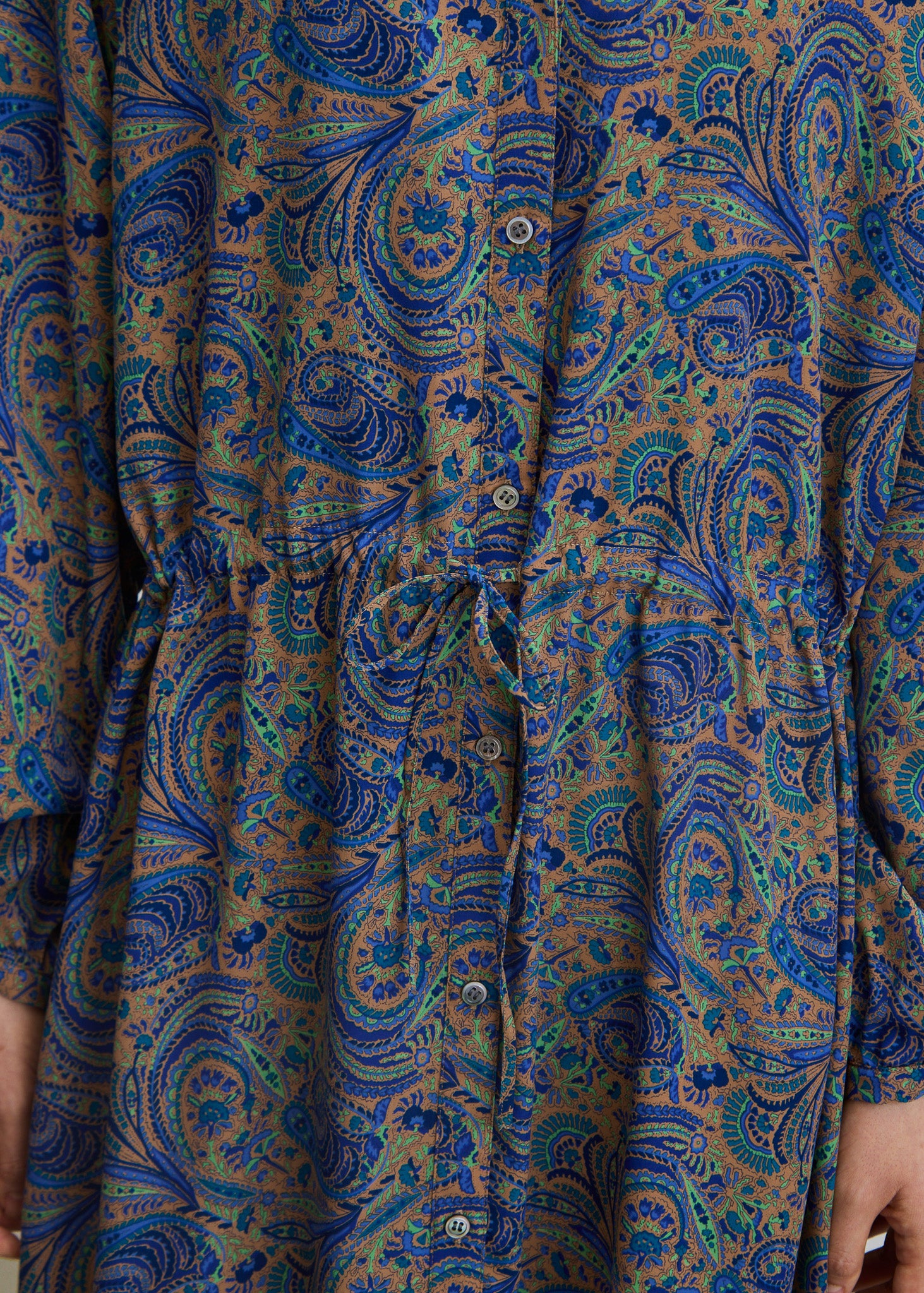 【新品・タグ付き】SOEJU ペイズリー ロングワンピース 羽織り とろみ 新品・タグ付き】SOEJU ペイズリー ロングワンピース 羽織り