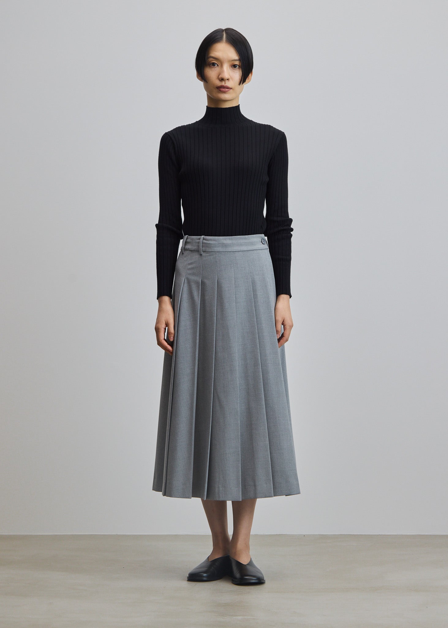 ワイドリブタートルネックニット - SOÉJU online store｜上質な