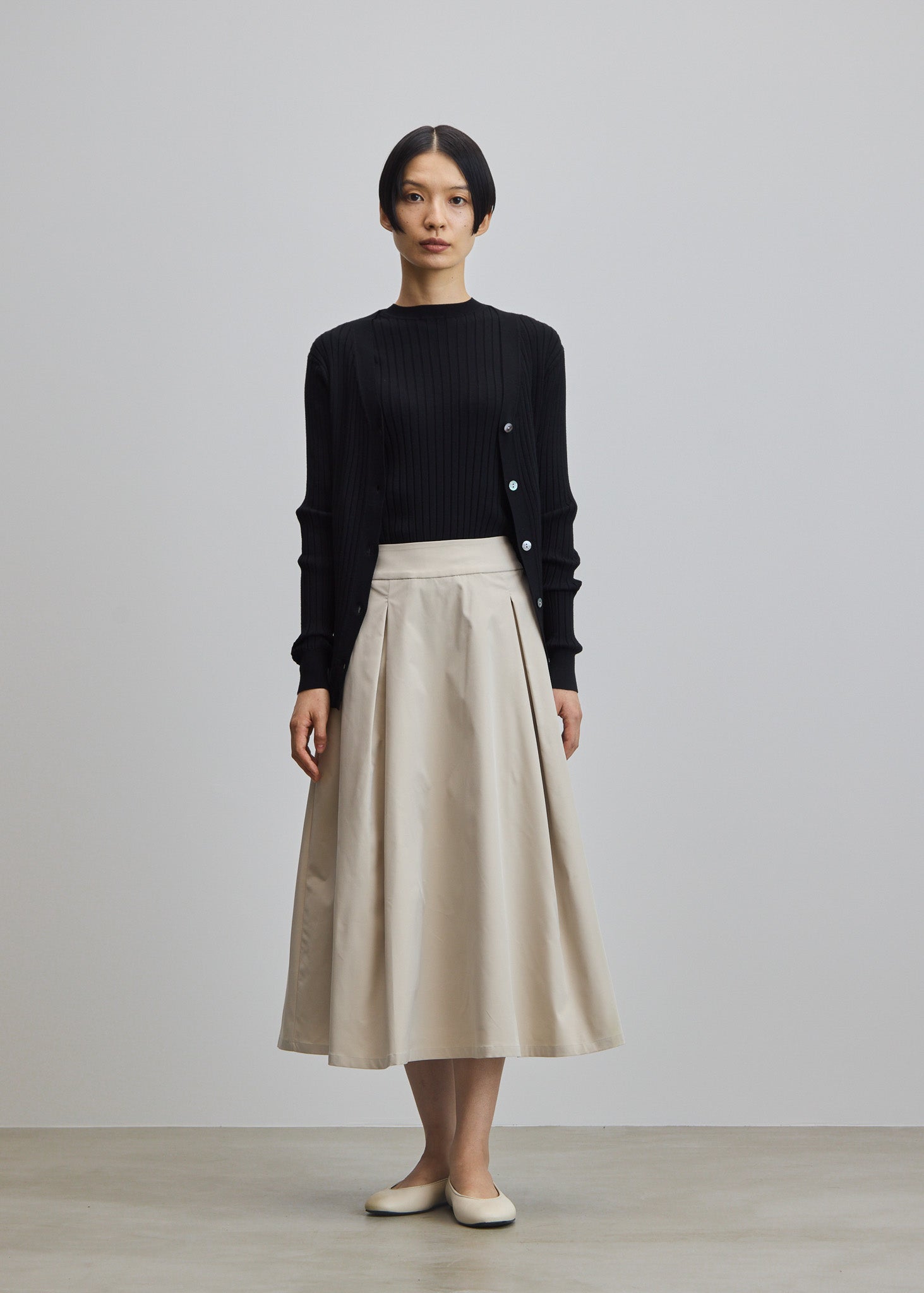 ワイドリブVネックカーディガン - SOÉJU online store｜上質な