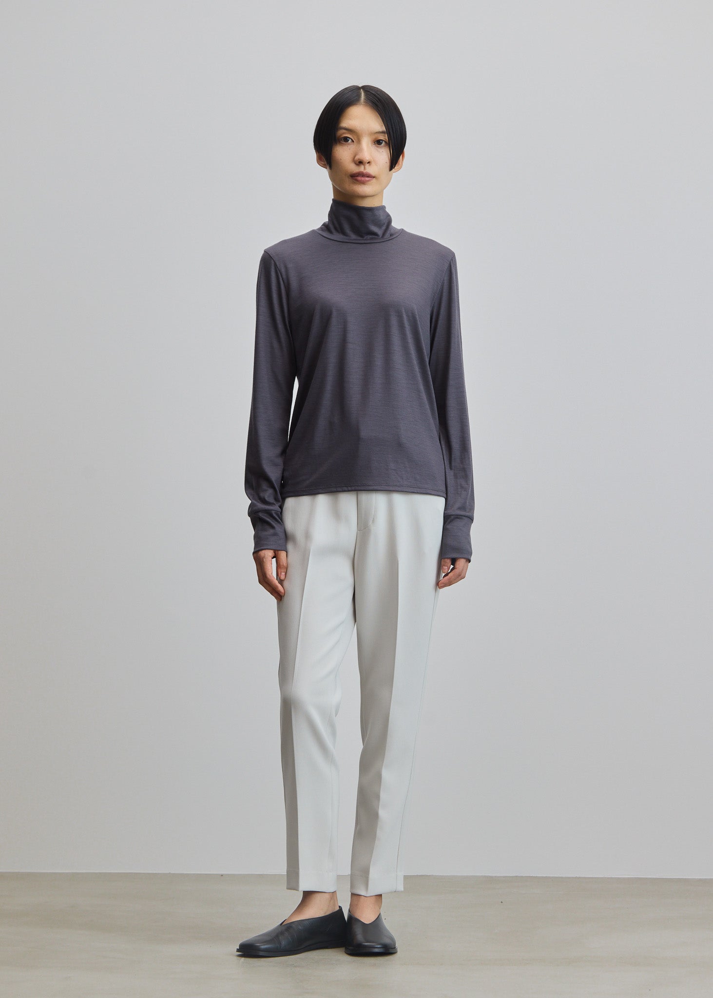 クリアウールタートルネックカットソー - SOÉJU online store｜上質な