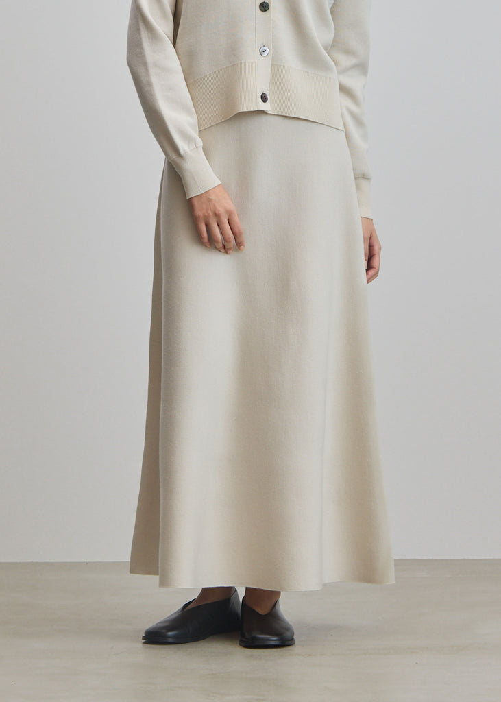 スウェットライクフレアスカート