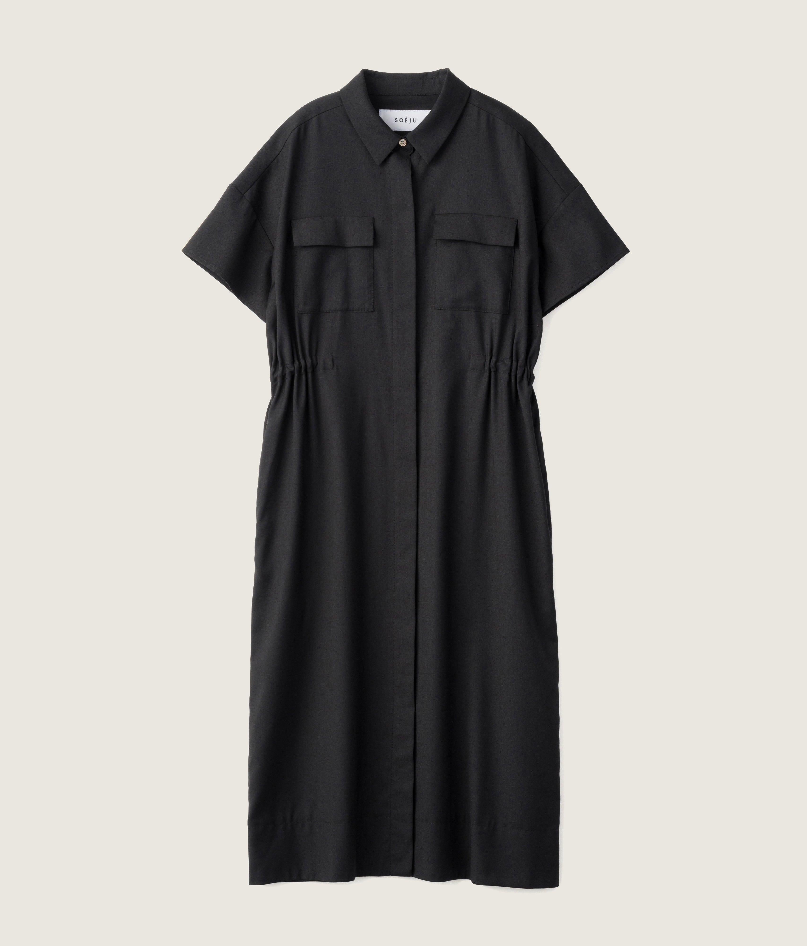 ロングシャツワンピース