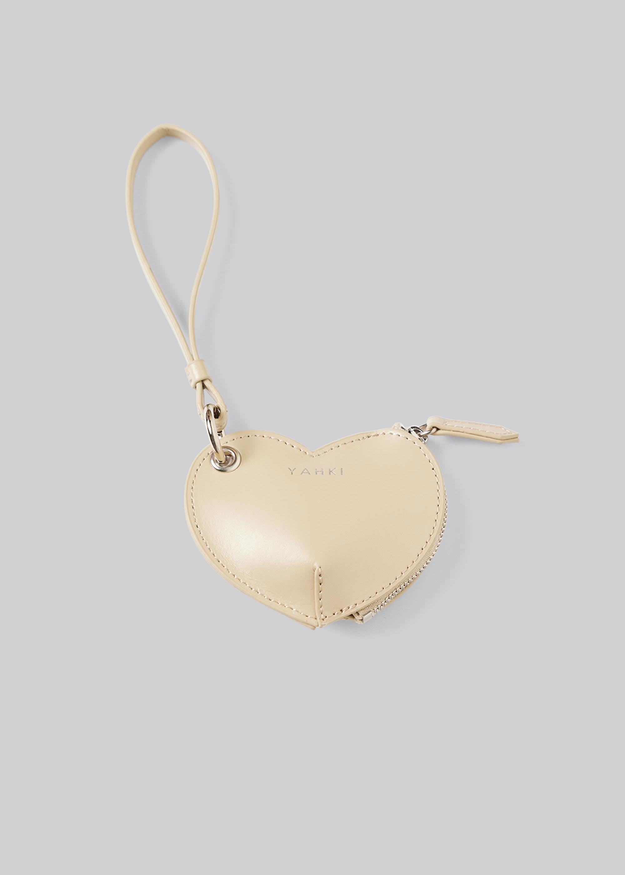 YAHKI / SMOOTH  チャーム付きコインケース（ハート）