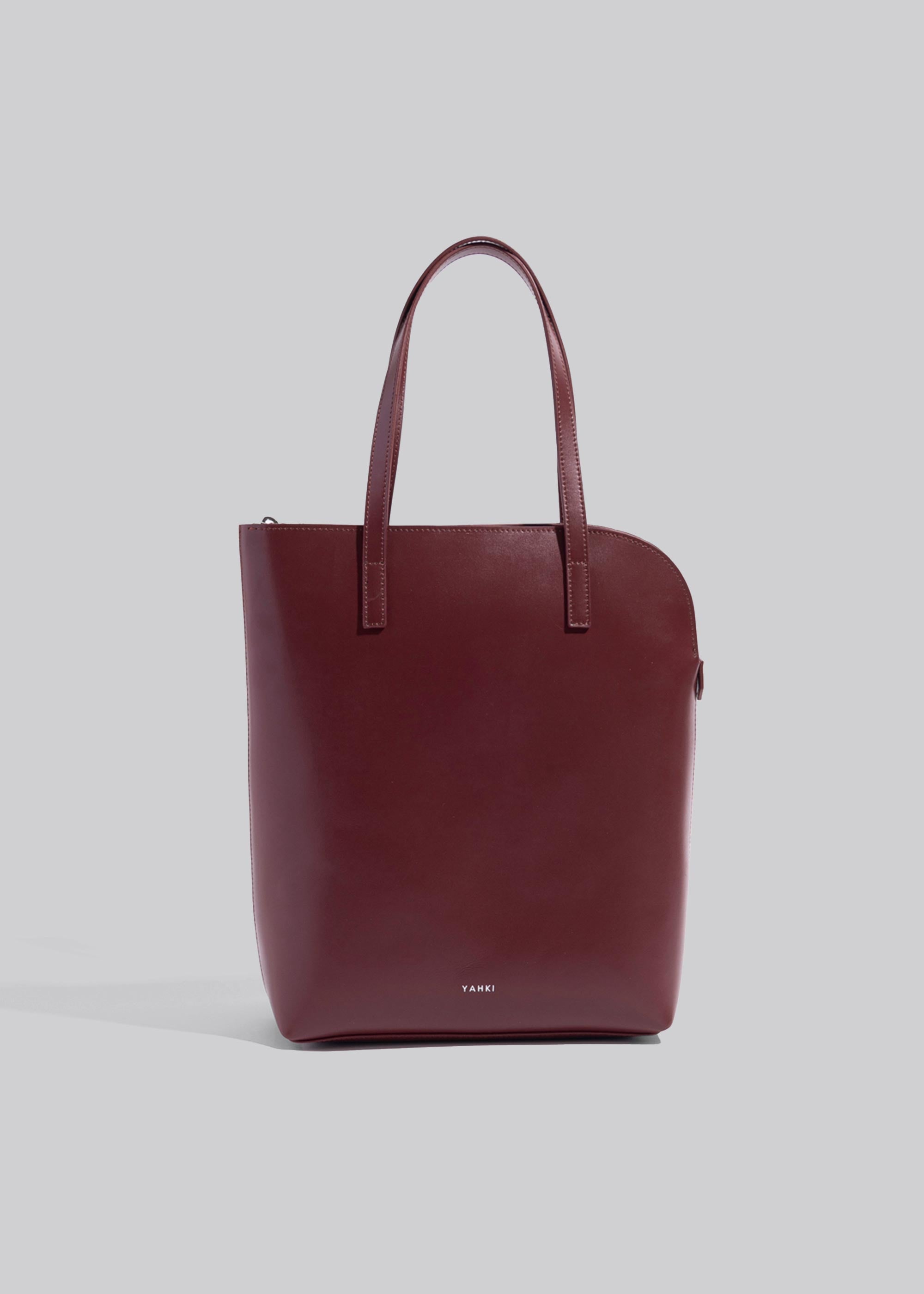 YAHKI / SOFT W FACE ジップ付きトートバッグ