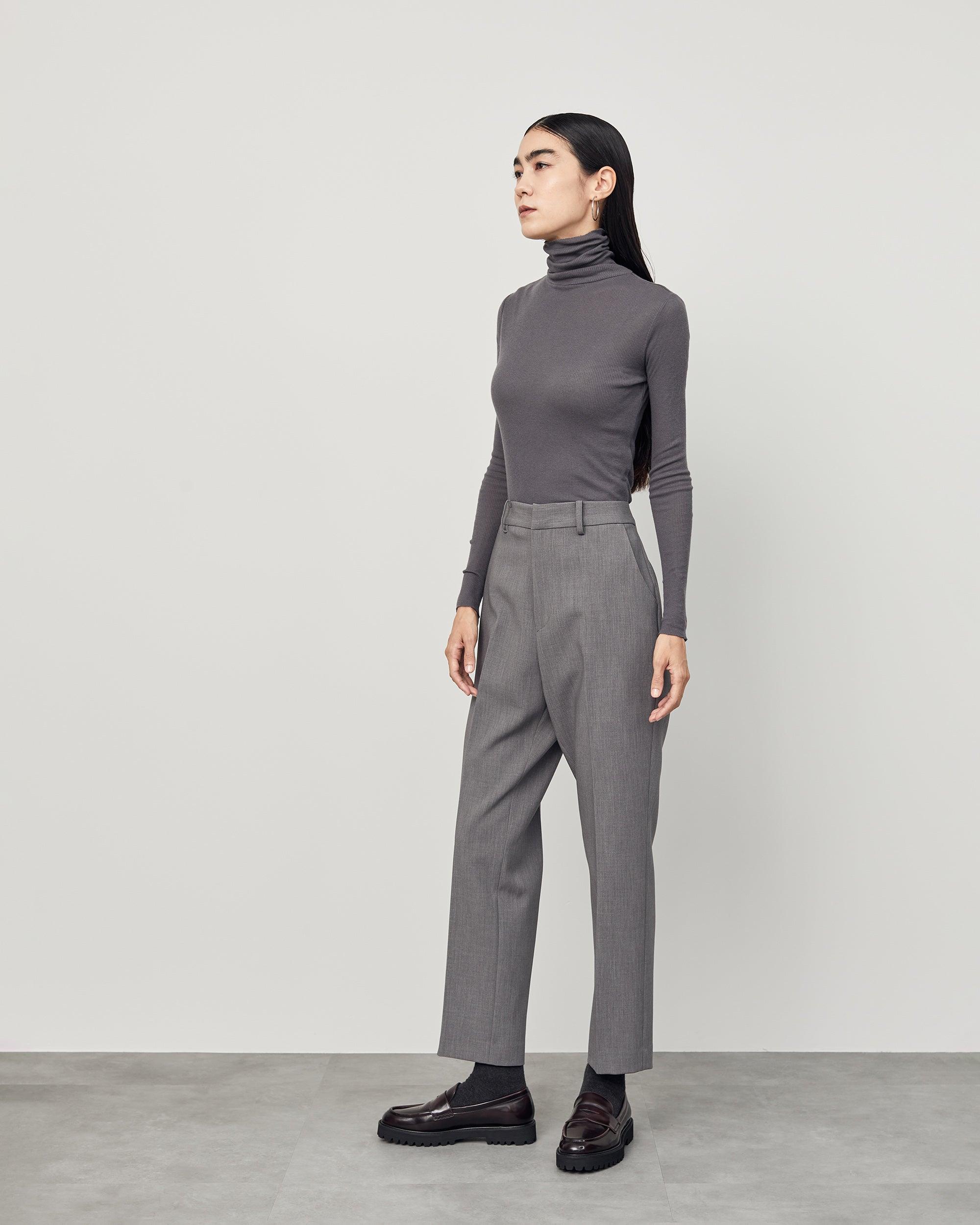 ウールライクセンタープレスパンツ TALL丈
