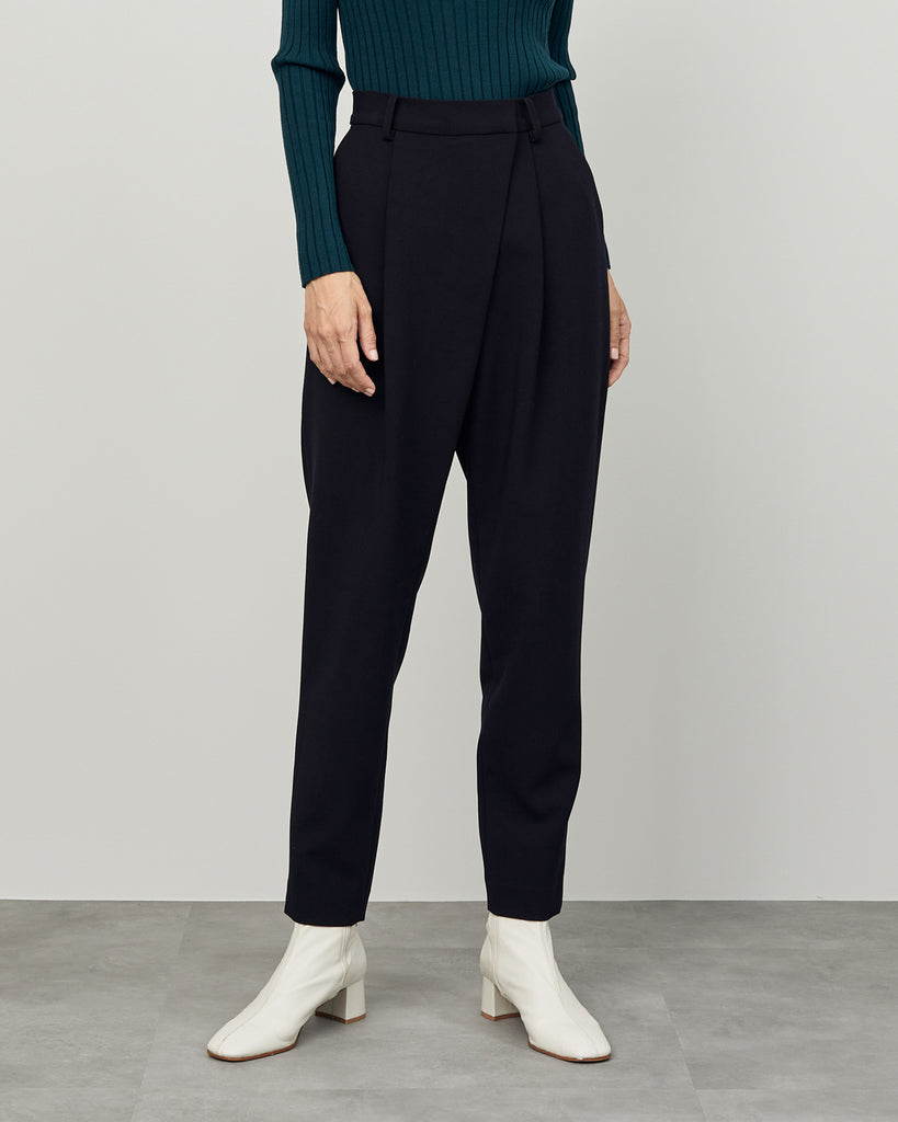 pall⭐︎様3点おまとめsoeju ウールライクジレ、ブラウス、パンツ web限定】3点セット/ジレ×テーパードパンツ×ボウタイブラウス