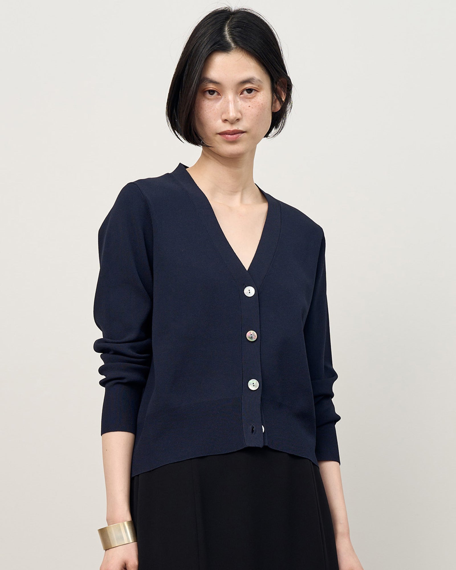 soe（ソーイ）のColor Blocked Crewneck Cardigan（カーディガン）の通販サイト-大阪 堀江 PALETTE art  alive（パレットアートアライヴ）-