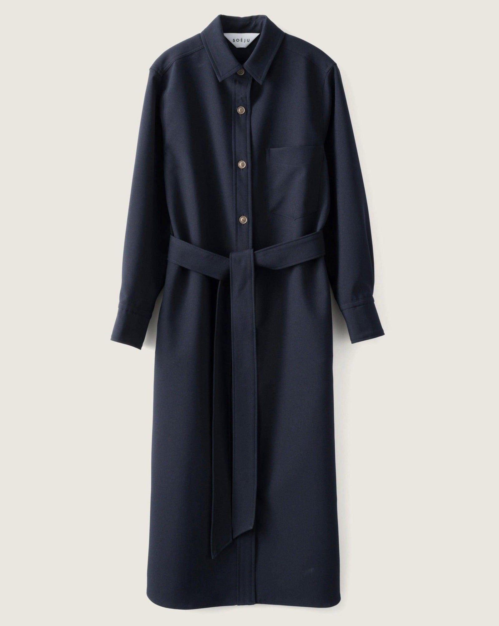 ソフトオックスシャツワンピース - SOÉJU online store｜上質な 